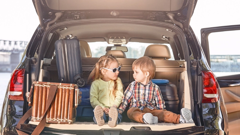Bagages pour enfants emballés