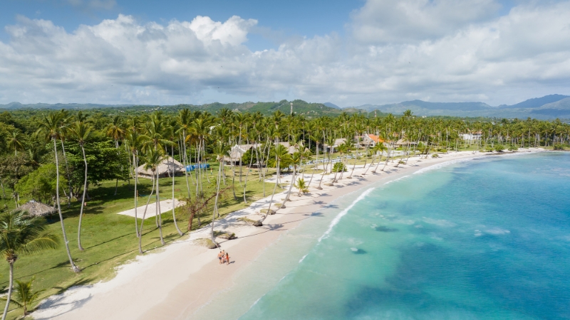 Wyndham Alltra Samana Beach Aerial
