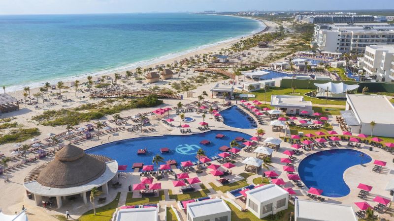 Planet Hollywood Cancun Aerial