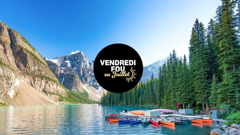 Canada Banff Friday fou en juillet