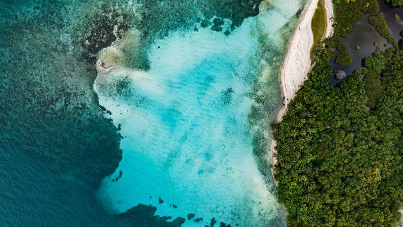 Aerial Snake Caye
