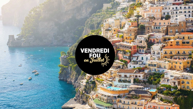 Positano, Italie Vendredi fou en juillet