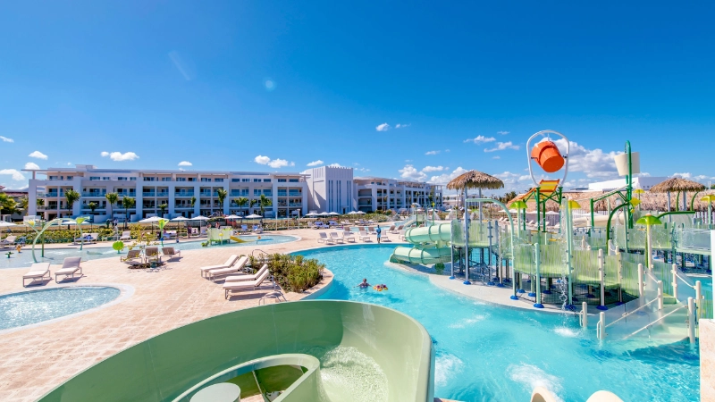 Aquazone waterpark at Paradisus Grand Cana