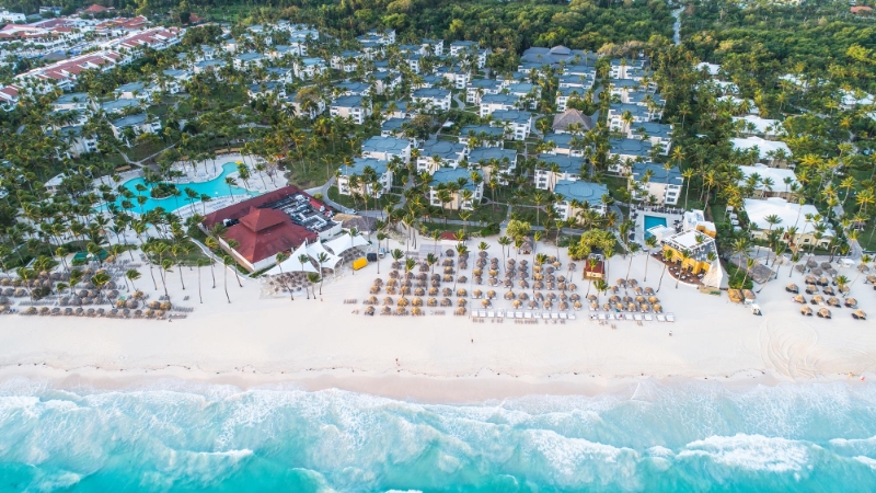 Grand Bavaro Princess Beach Aerial