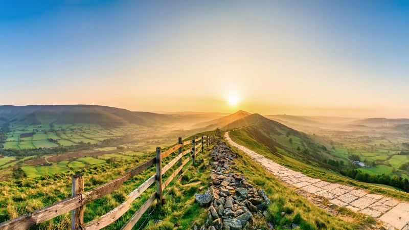 Mont Mam Tor, Angleterre