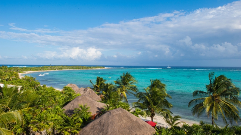 Vue de la Riviera Maya