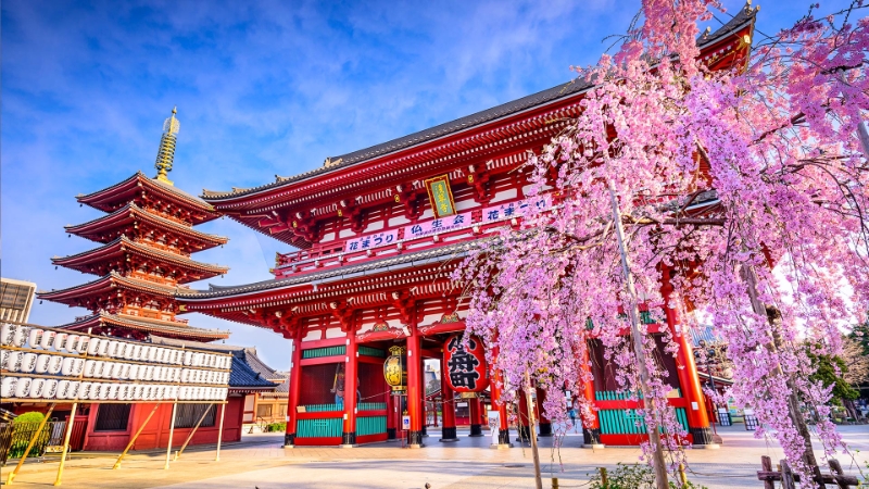 Temple Sensoji, Asakusa, Tokyo, Japon