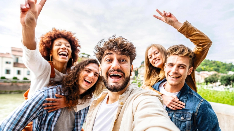 Selfie de groupe