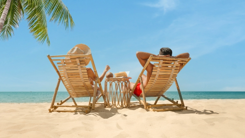 plage pour couples