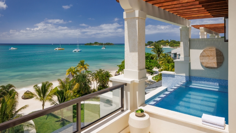 Sandals Resorts Sky Pool