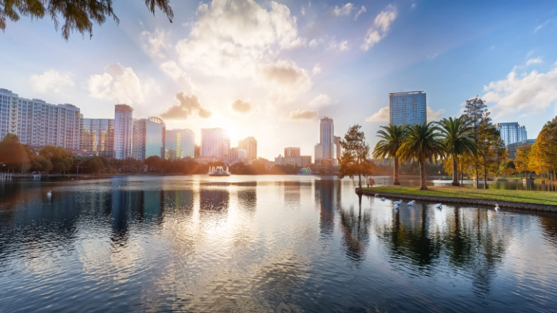Lake Eola, Orlando, Floride