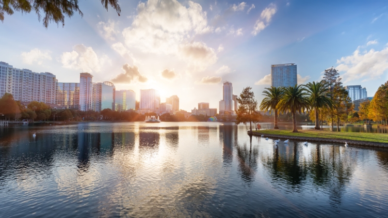 Lake Eola Orlando Florida