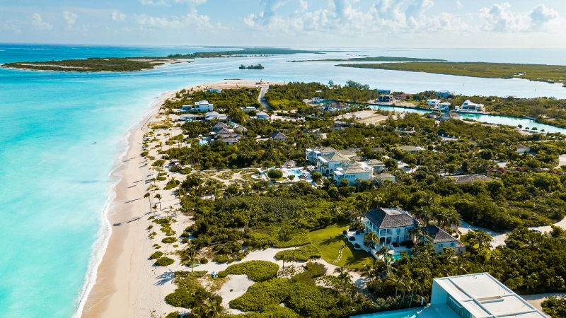 Turks Caicos Aerial