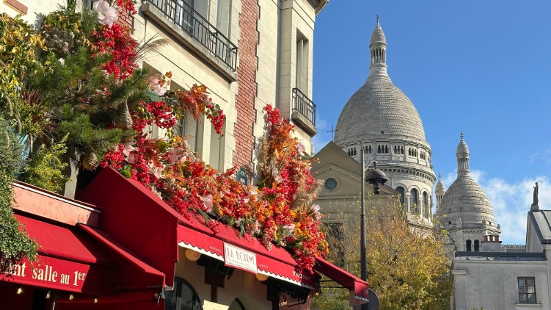 Vue de Paris sur le Sacré-Cœur