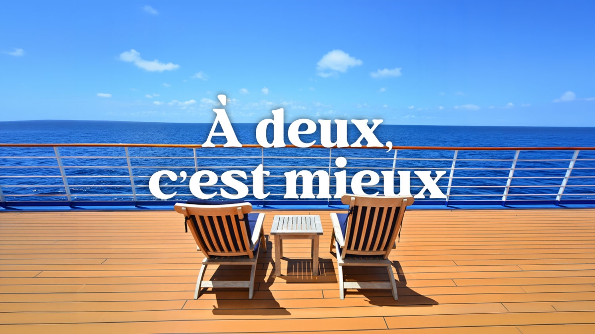 a two cest mieux chairs on the quai