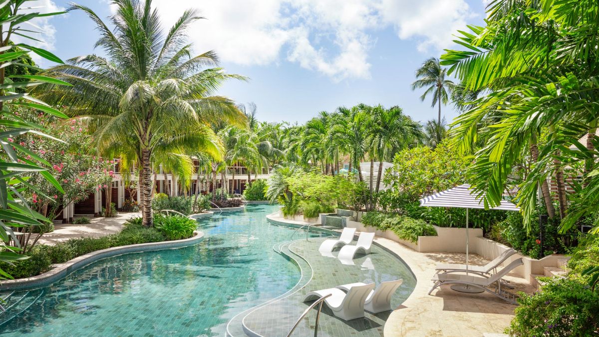 Sandals Halcyon Beach Lazy Pool