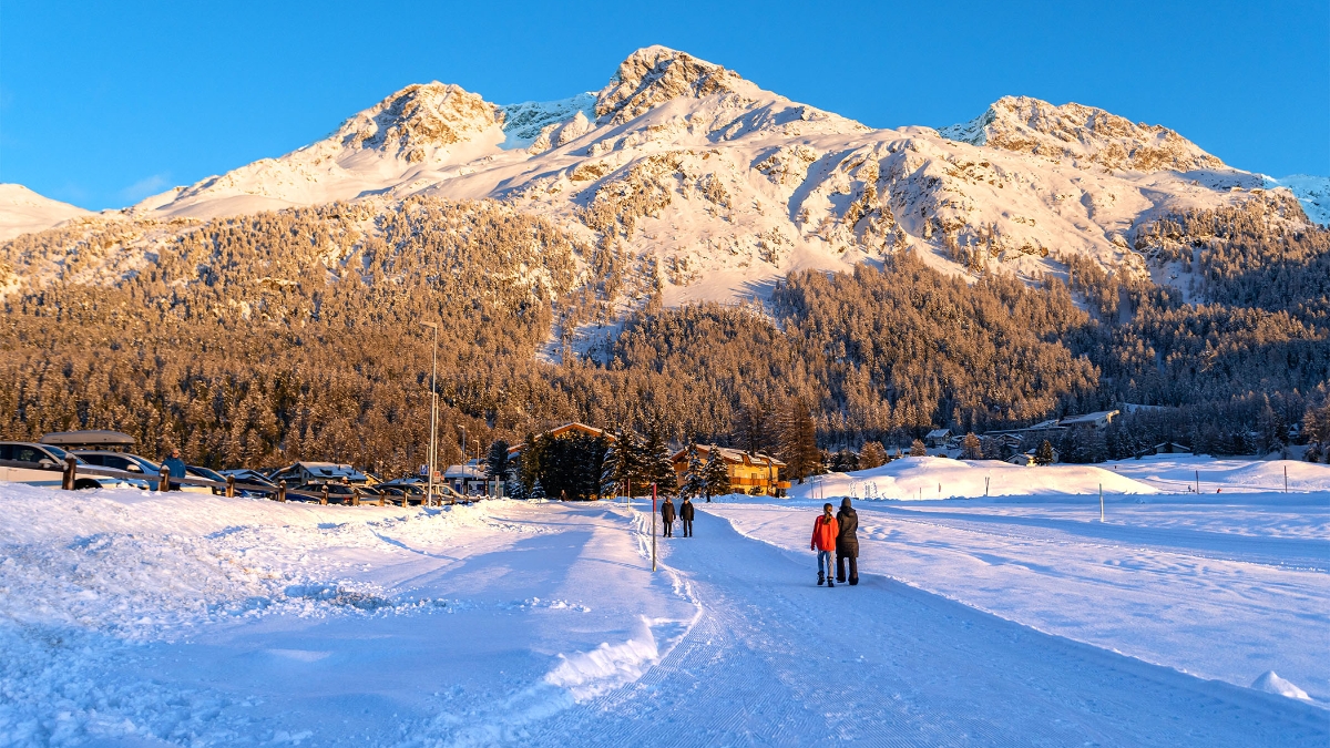  Vacances de ski : St Moritz