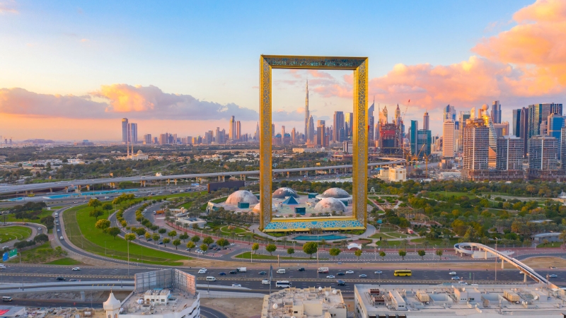 Dubai Downtown Skyline