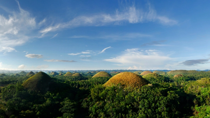 Chocolate Hills, île de Bohol, Philippines
