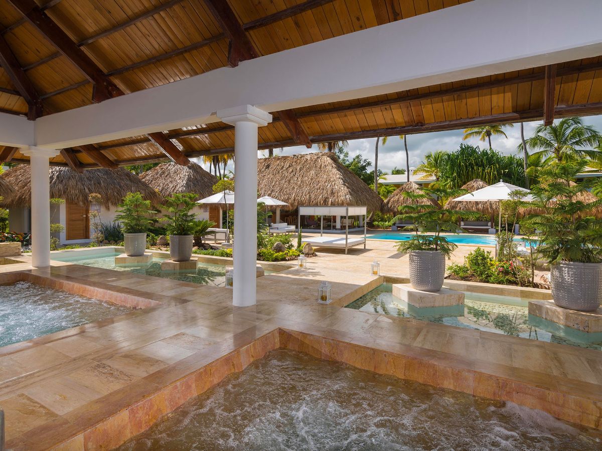 Circuit d'hydrothérapie du YHI Spa au Meliá Caribe Beach Resort