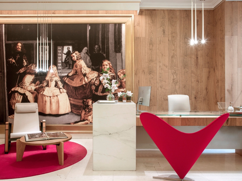 Front Desk Reception Red Level