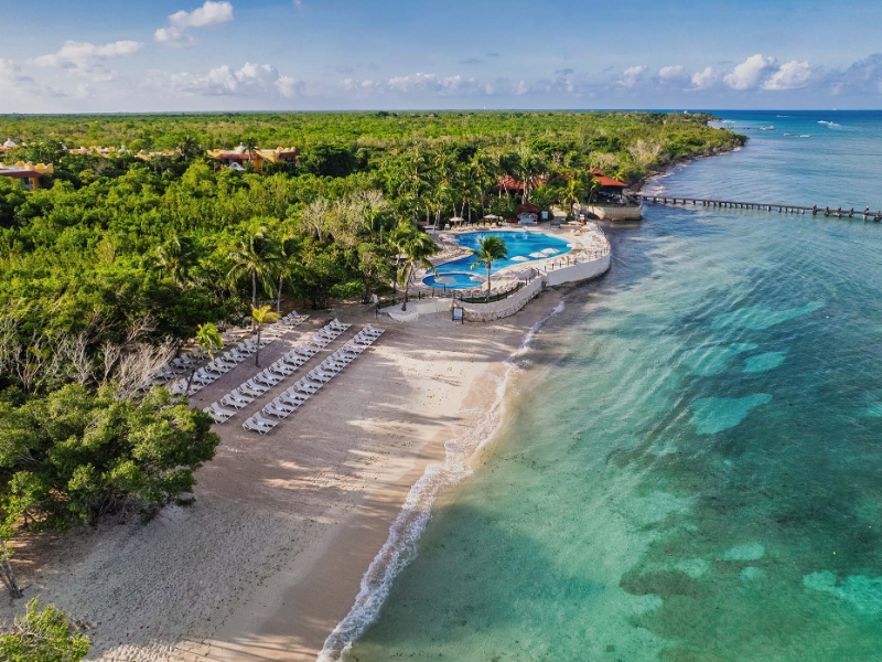 Beach Pool Aerial