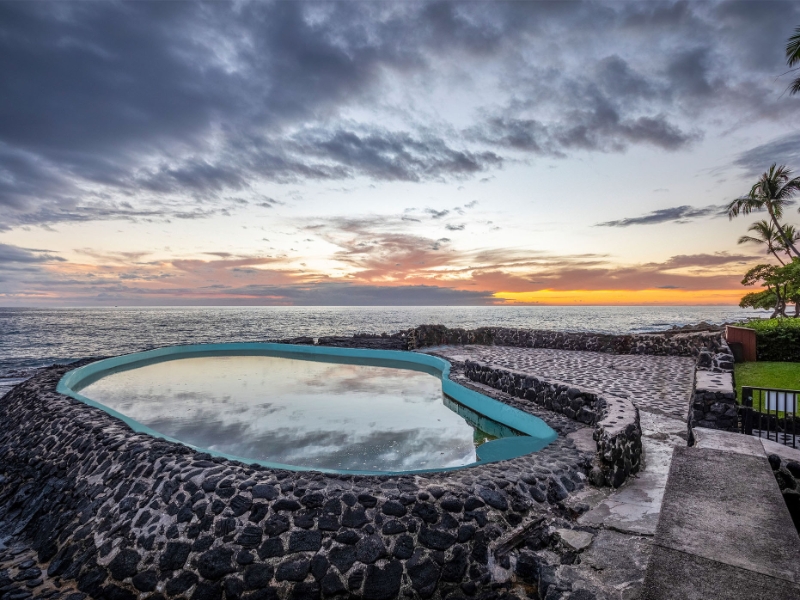 Pool Sunset