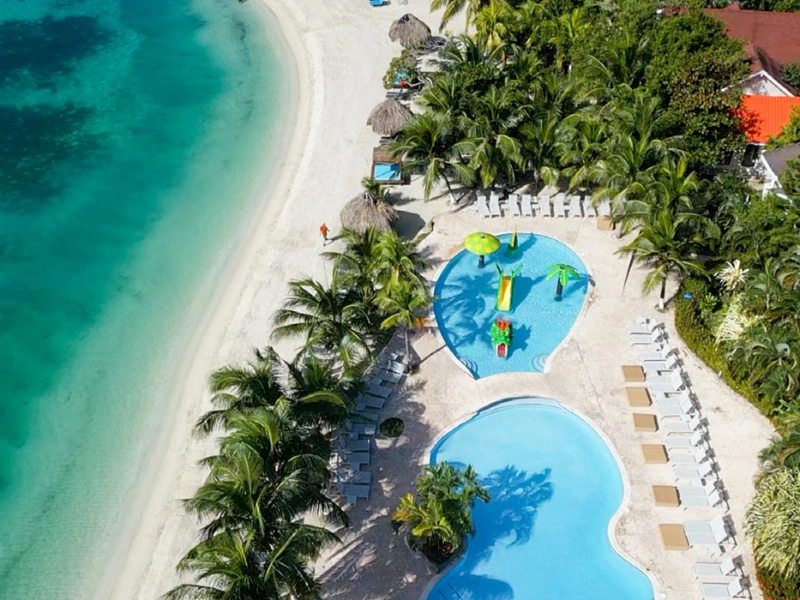 Main Pool Aerial View
