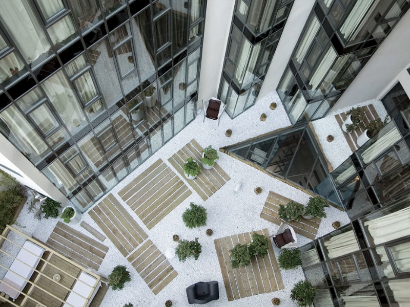 Garden Aerial View