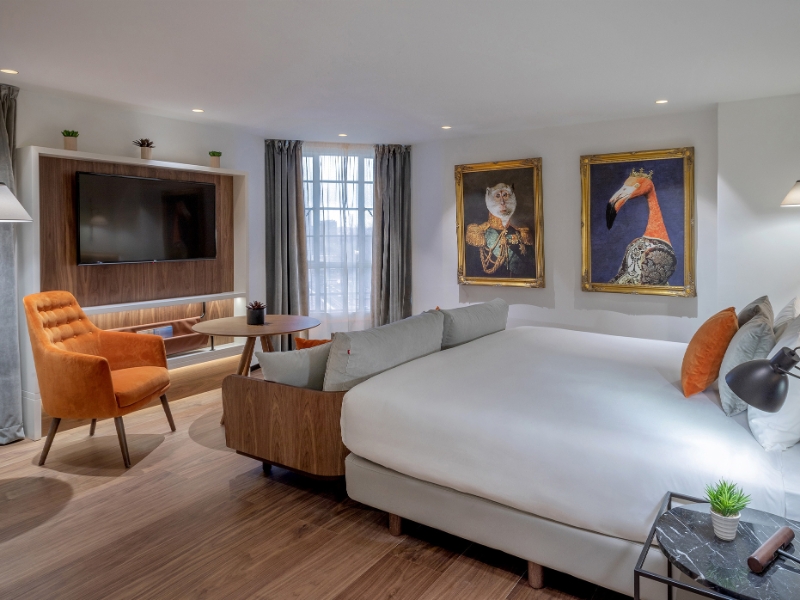 The Level Junior Suite Bedroom