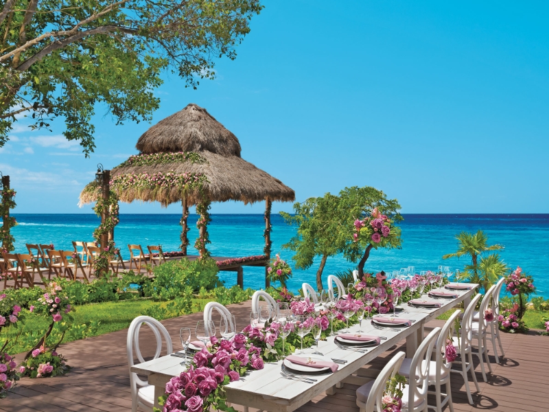 Wedding reception and ceremony