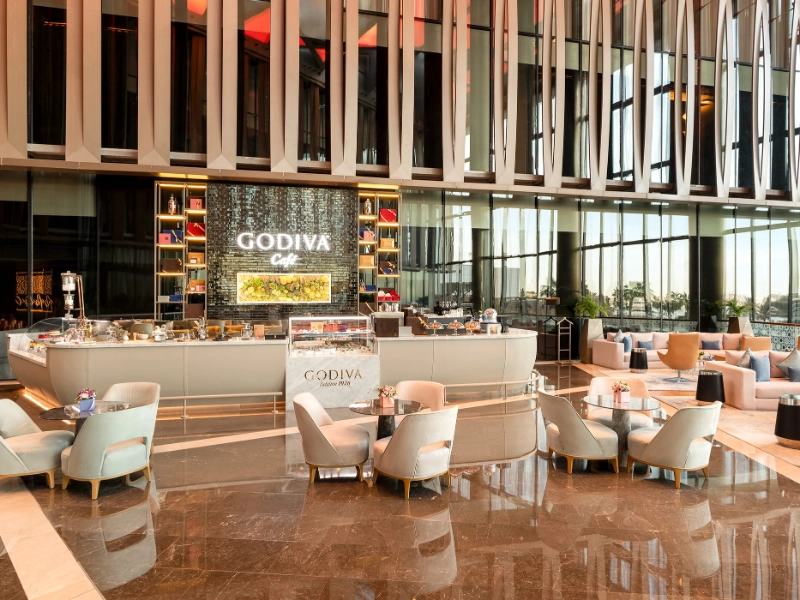 Godiva Cafe interior