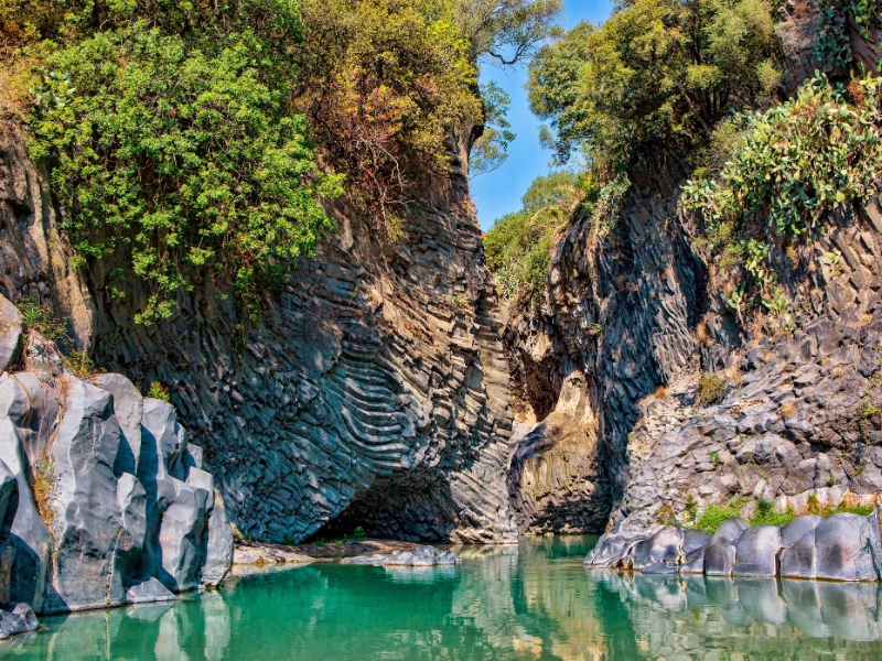 The Alcantara Gorges