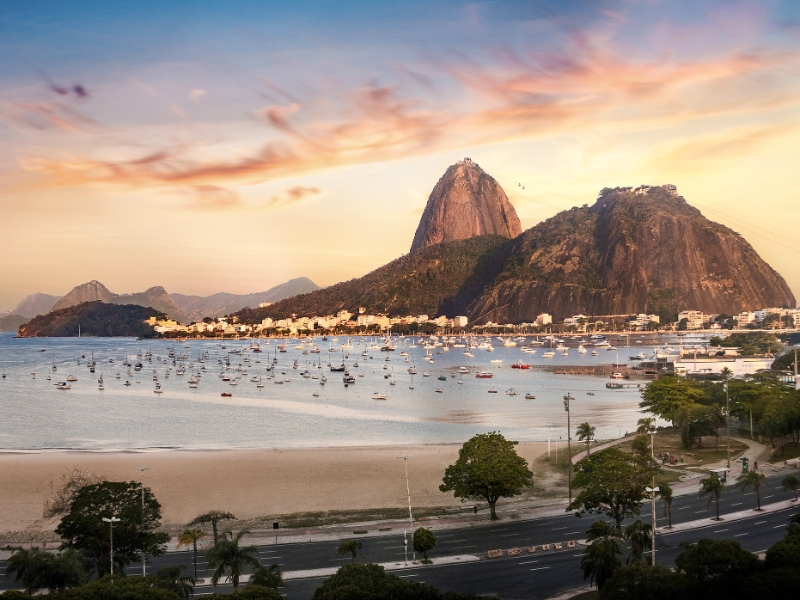 Guanabara Bay and Sugar Loaf Mountain