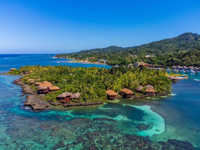 Resort Island Aerial View