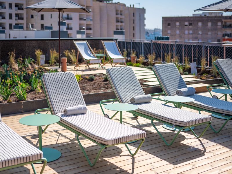 Pool Sitting Area