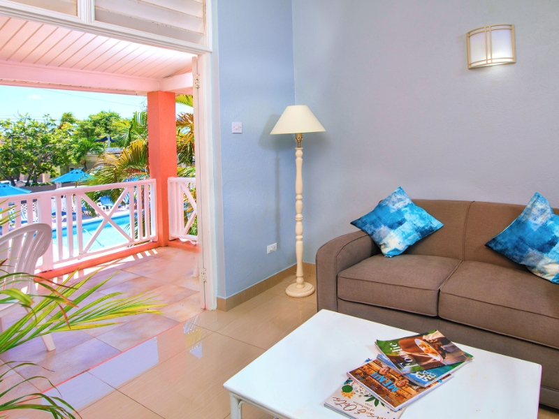 One Bedroom Garden Pool view