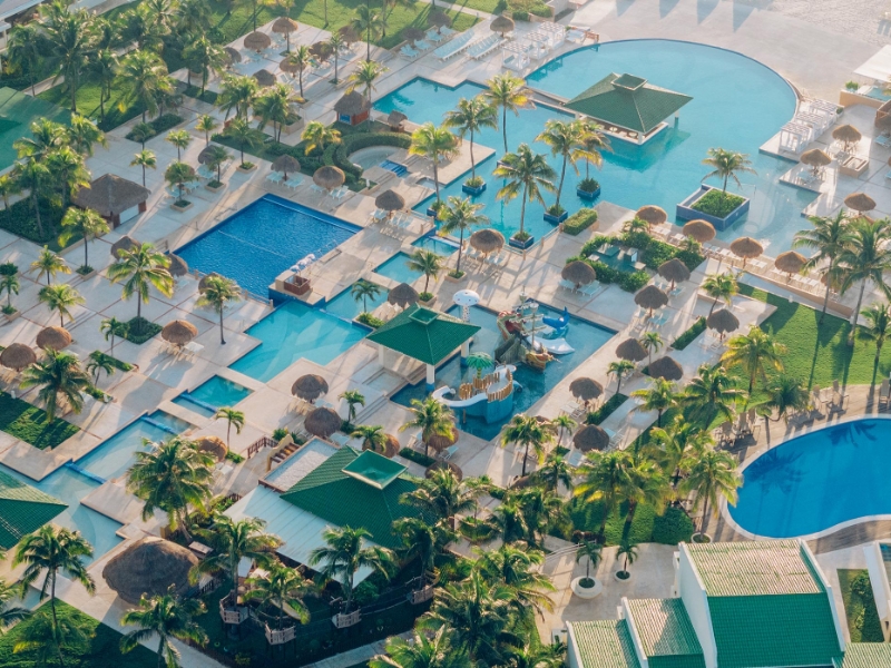 Pool Aerial View