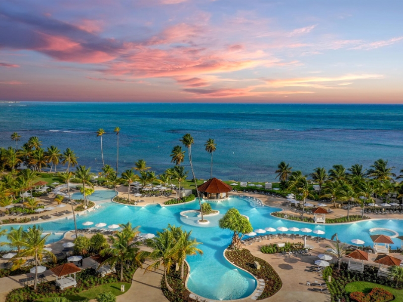 Aerial Pool and Beach