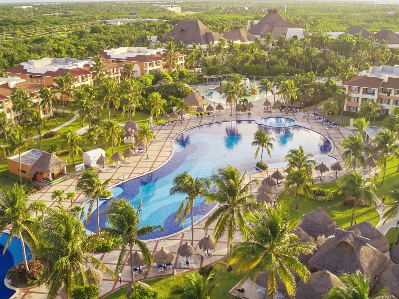 Vue aérienne de Bahia Principe Grand Coba