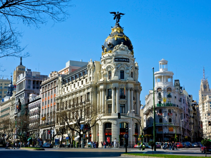 Metropolis Building Madrid Spain