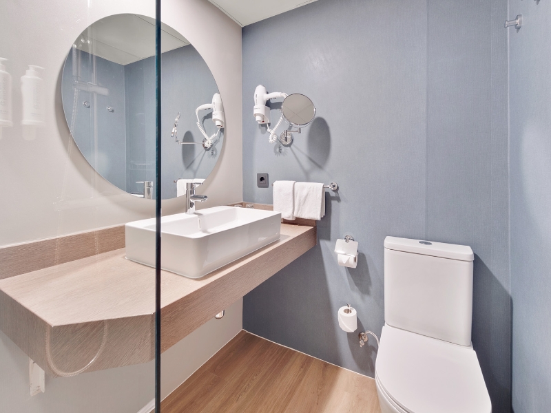 Standard room bathroom