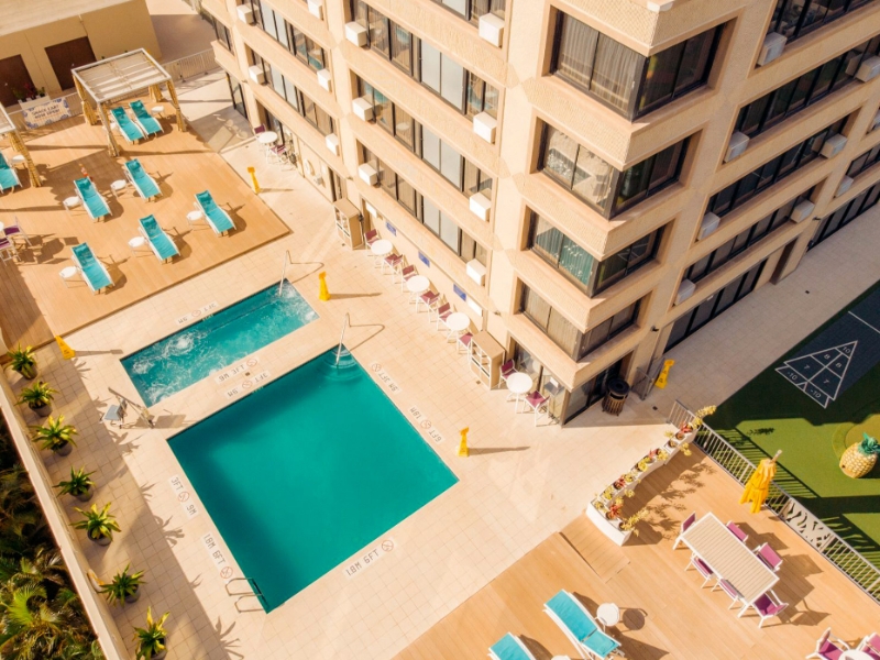 Pool Aerial View