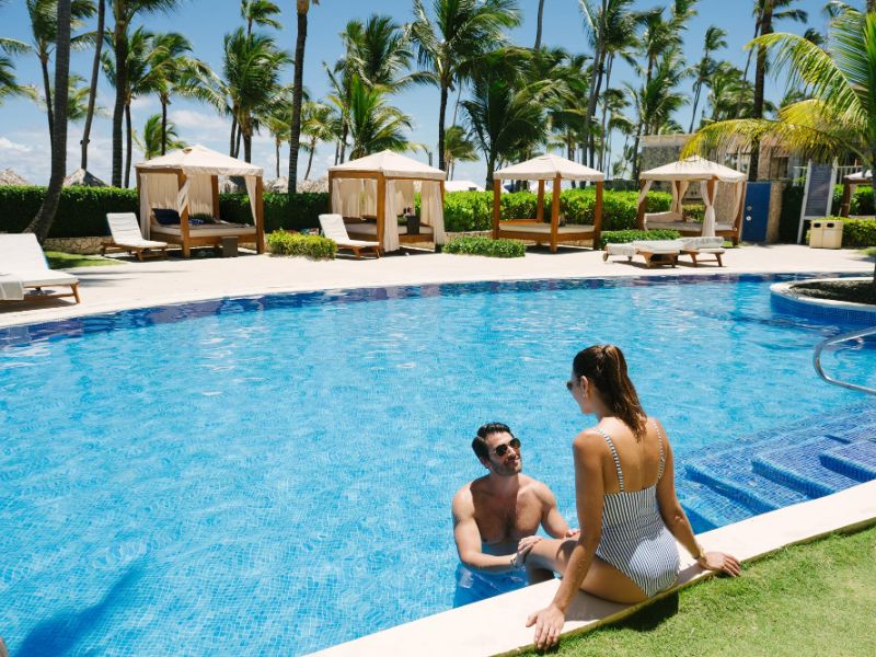 Couple at the Pool