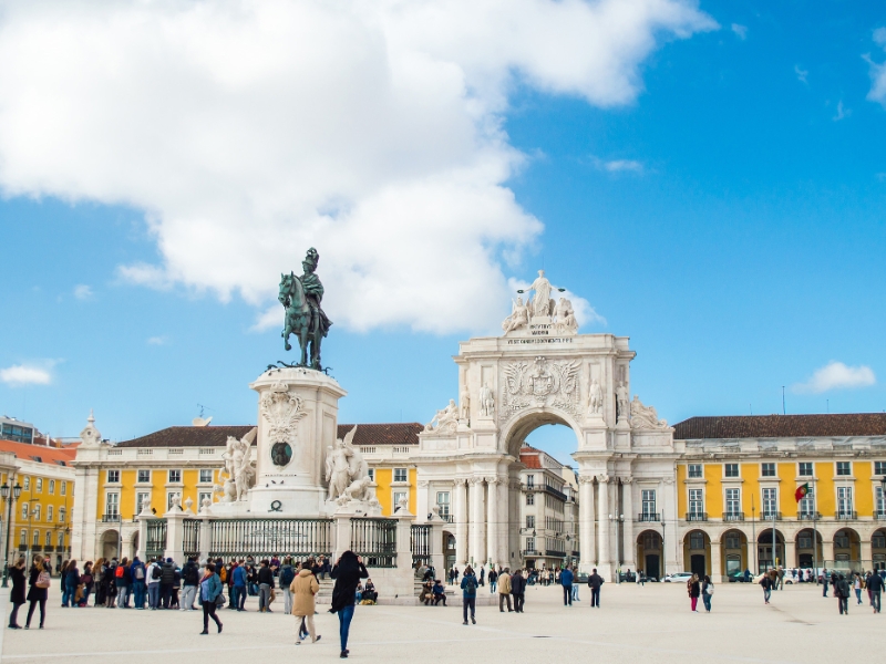 The Praca do Comercio Lisbon