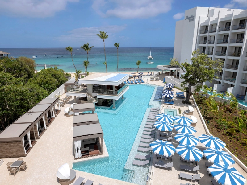 Main Pool Aerial View