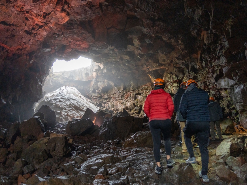 Raufarholshellir Lava Tunnel Iceland