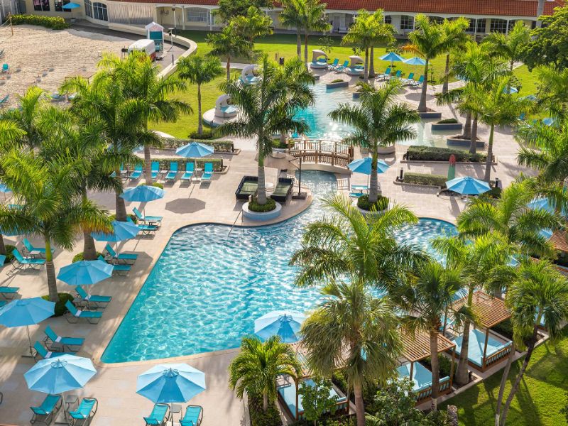 Pool Aerial View
