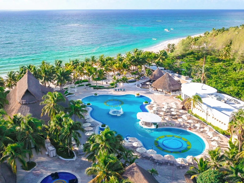 Catalonia Royal Tulum Pool Aerial