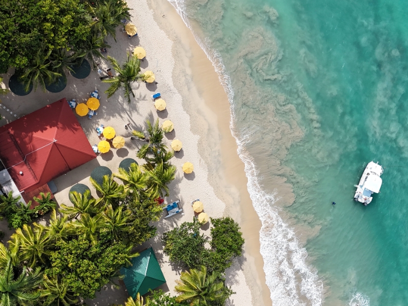 Beach Top View